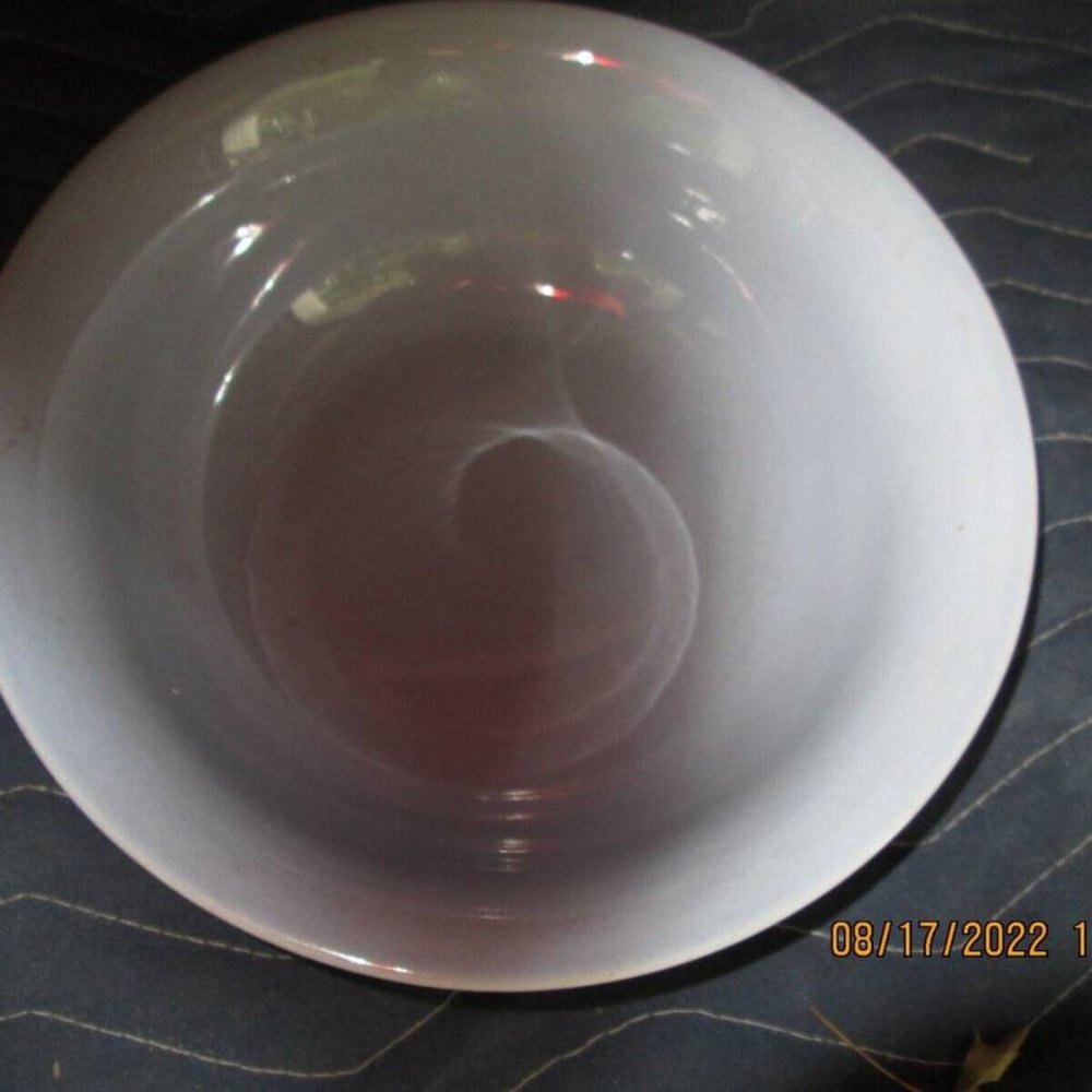 Ceramic 8 3/8” X 2.75” Vegetable Bowl Blue Oven Microwave safe